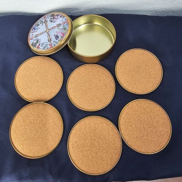 Au Bain Marie French Coasters in Tin - Picture 12 of 13